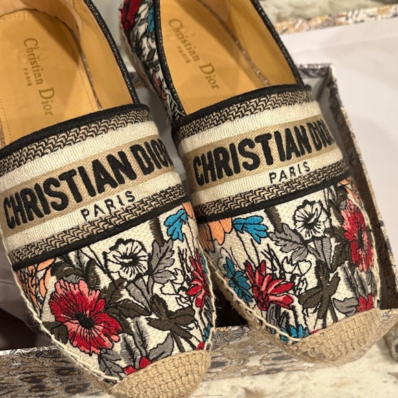 Dior Multicolor Floral Espadrilles - Picture 4 of 4